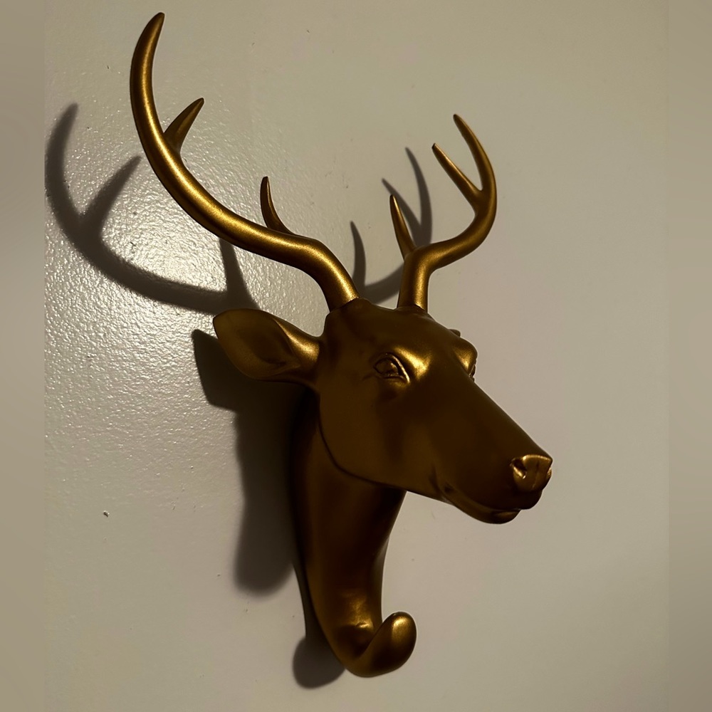 Faux Deer Head Decor